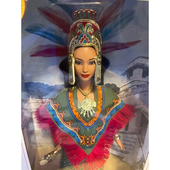 Dolls of the World Princess Of Ancient Mexico Barbie NRFB 2004 Mattel C2203 - Picture 2 of 6